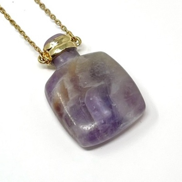 Free People Jewelry - New Free People Amethyst Potion In A Bottle Necklace